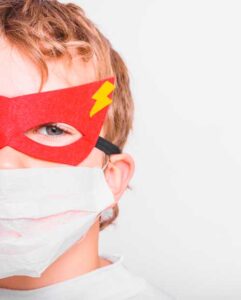Masked child