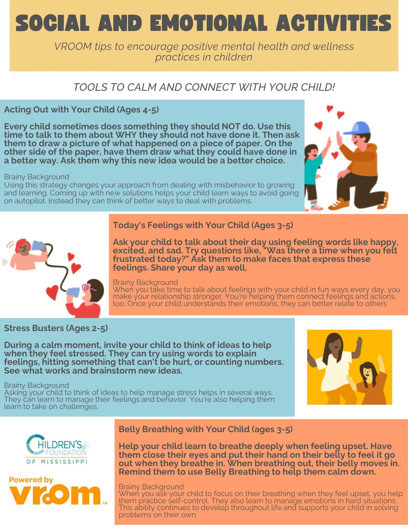 VROOM social emotional activities